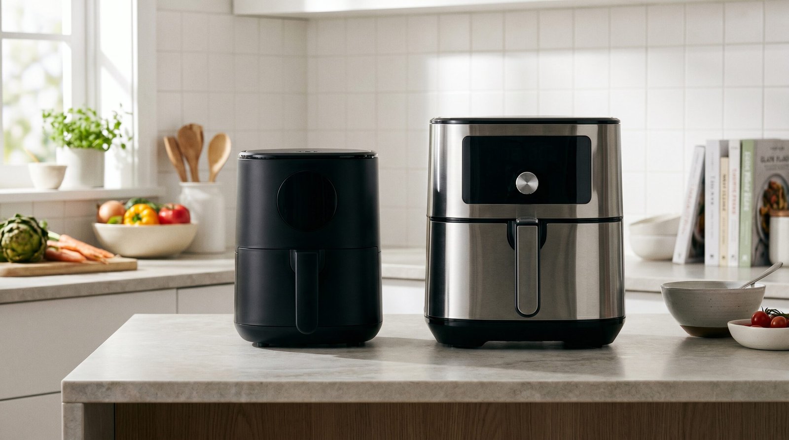 Airfryer pequena ou grande qual tamanho de cesto escolher para sua casa