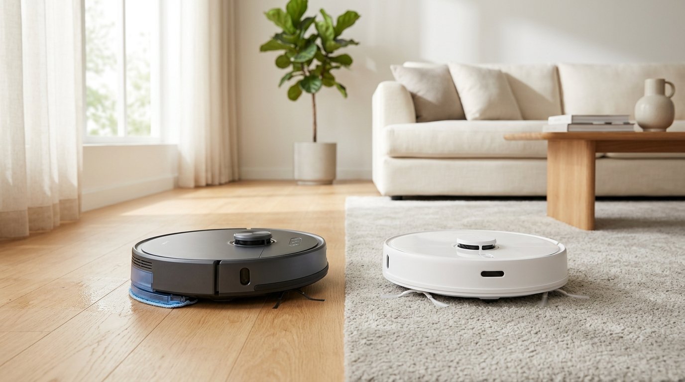 Robô aspirador e robô esfregão: comprar um aparelho 2 em 1 ou dois separados?